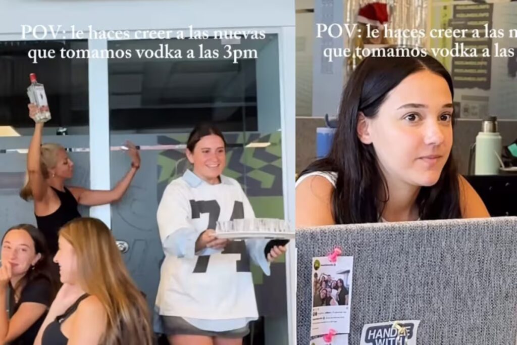 Empresa hace creer a los nuevos empleados que deben beber vodka todos los días a las 3 de la tarde