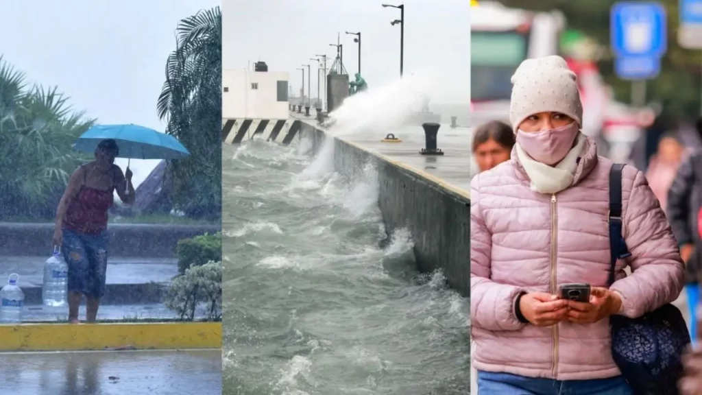 Conagua emite alerta por Frente Frío 19 con lluvias intensas, heladas y deslaves