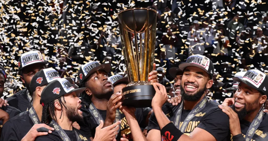 Los Knicks rompen una sequía de 52 años y ganan la Copa NBA 2025