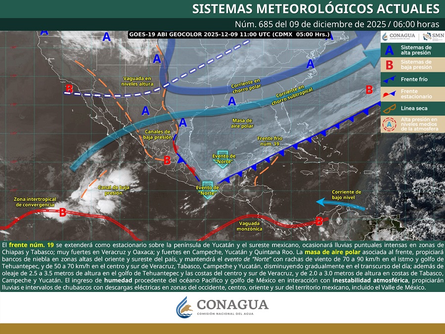 Lluvias y nubes dominan el clima en Jalisco este martes