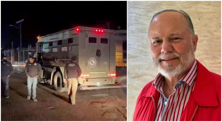 Trasladan a César Duarte al penal de El Altiplano