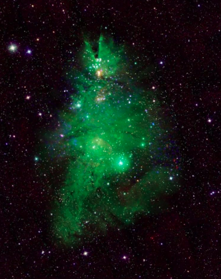 La NASA revela un ‘árbol de Navidad cósmico’ en la Vía Láctea