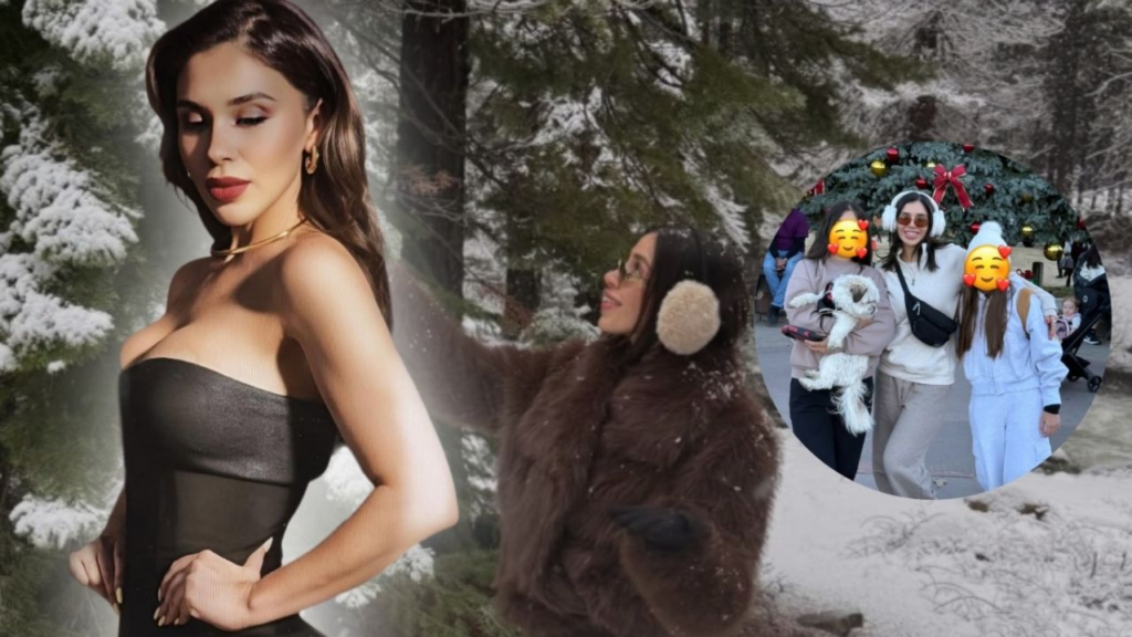 Emma Coronel presume lujosas vacaciones junto a sus gemelas