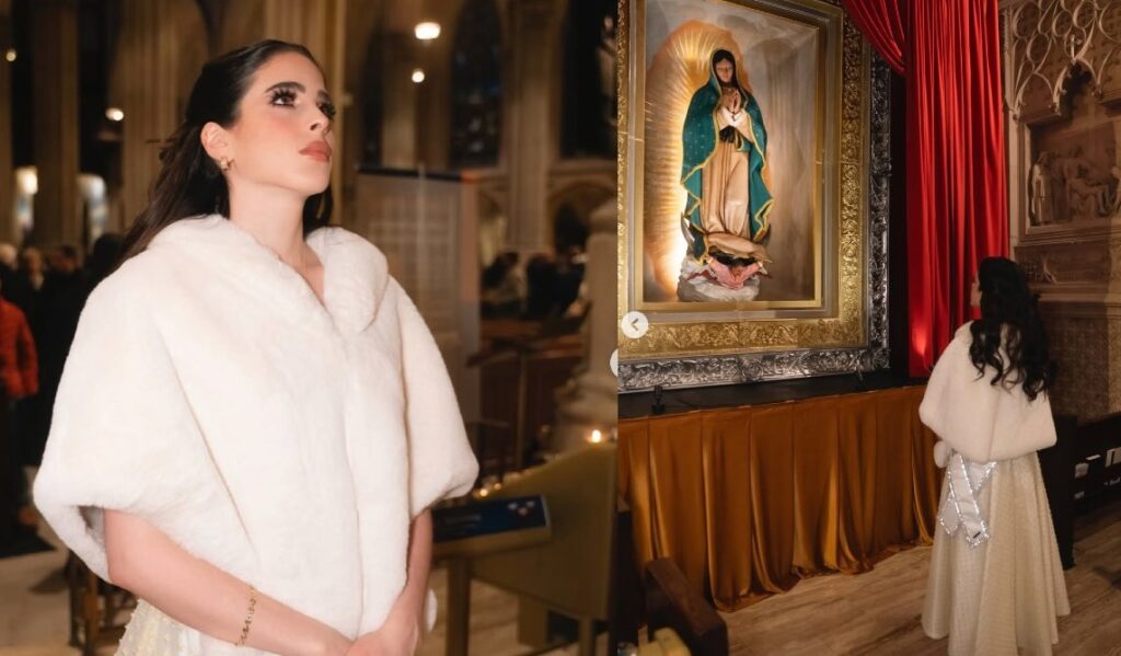 Fátima Bosch visita a ‘La Guadalupana’ tras ganar Miss Universo