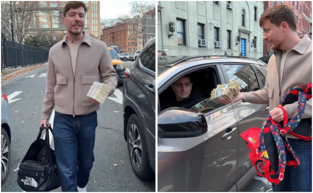 El video de MrBeast regalando dinero que ya suma millones de vistas