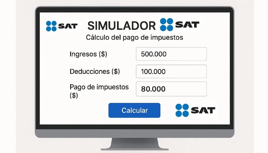 SAT habilita simulador de impuestos para el ejercicio fiscal 2025