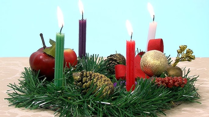 ¿Qué significan las velas en la Corona de Adviento?