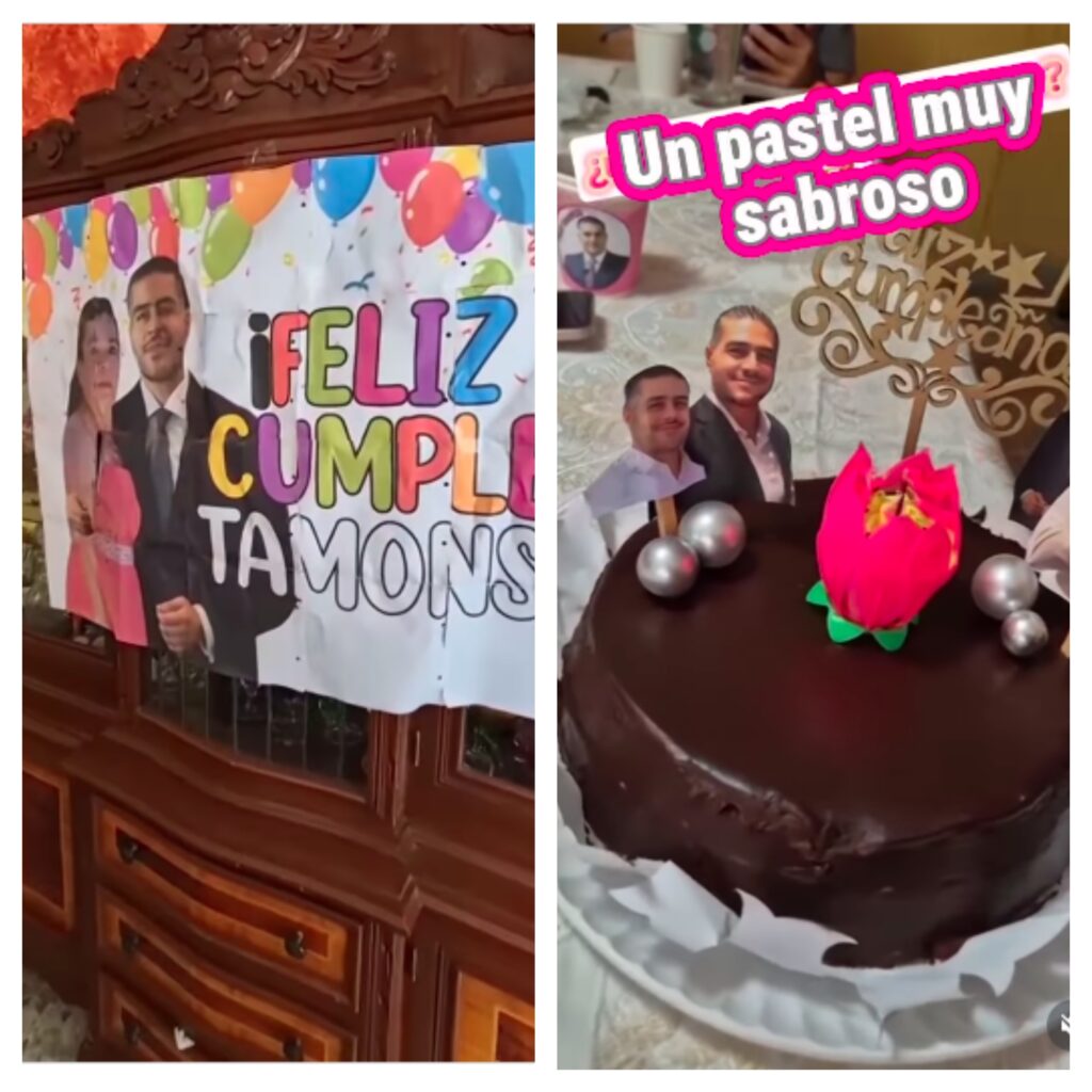 Le organiza a su mamá fiesta temática de Harfuch