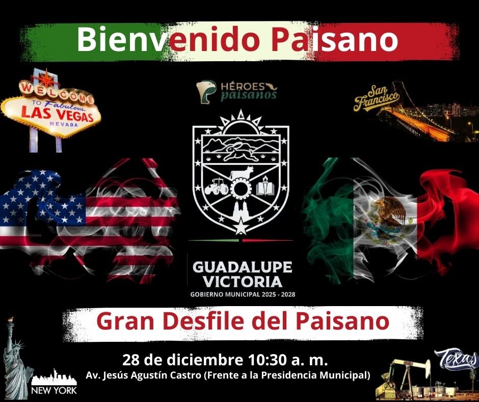El Tradicional Desfile del Paisano y Exposición de Trocas en Guadalupe Victoria
