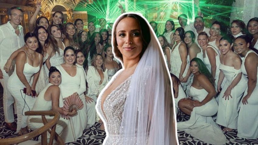 Mujer se casa con 70 de sus amigas y gasta 4.5 mdp en la boda