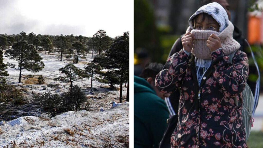 Frente frío 21 llega con heladas de hasta -10 °C este fin de semana