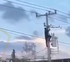 Hombre se electrocuta al intentar escapar de la Policía en Nuevo León