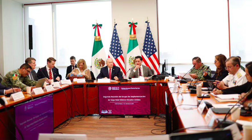 SRE y embajador de EU revisan avances en seguridad fronteriza