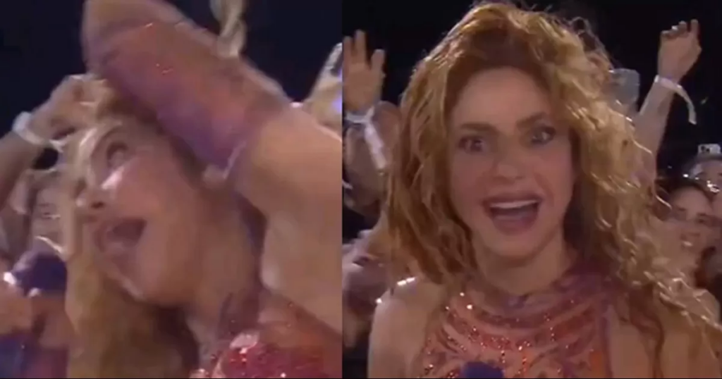 Incidente en show de Shakira: un jalón inesperado que sorprendió a todos