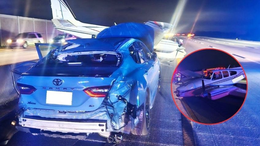 Avión se estrella en plena autopista de Florida; piloto reportó fallo en los motores