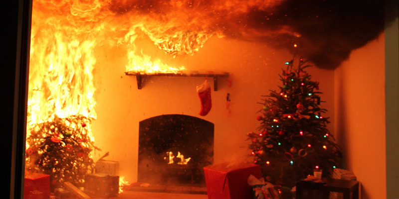 Estas son las principales causas de incendios en Navidad