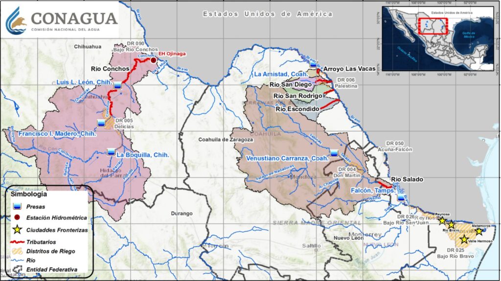 México y Estados Unidos llegan a un acuerdo sobre el Tratado de Aguas en el Río Bravo
