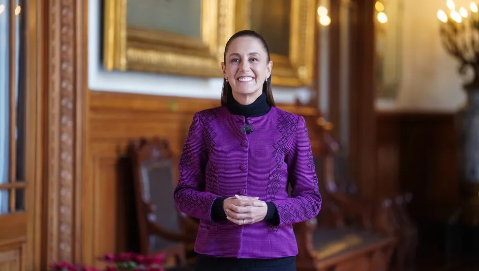 Sheinbaum envía mensaje de Año Nuevo y reitera su compromiso con México