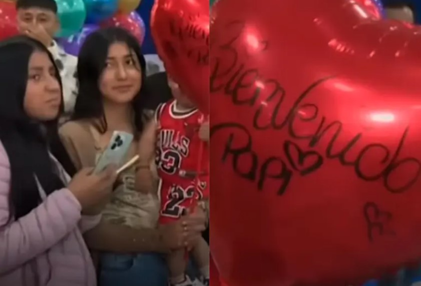 Esposo regresa tras 4 años y lo reciben con niño de 2 años