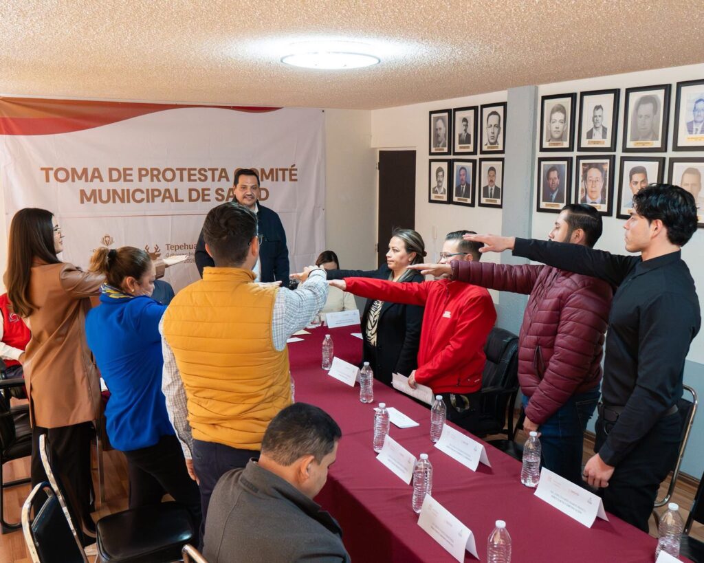 Instalan Comité de Salud Incluyente en Tepehuanes, le toman protesta