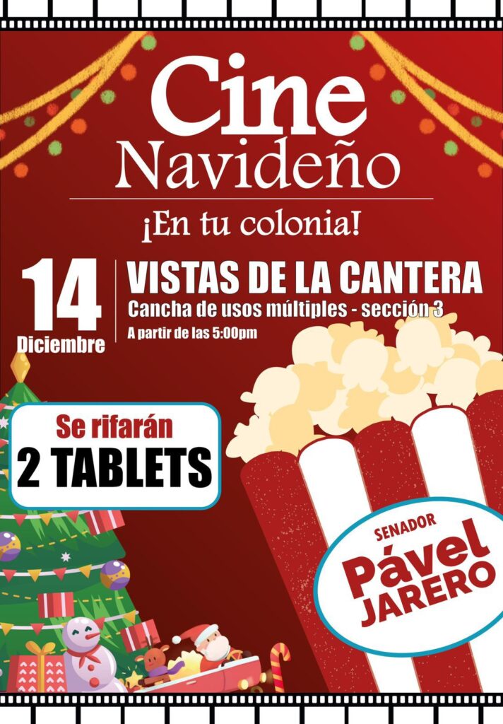 Pavel Jarero impulsa «Cine en tu colonia» en Tepic