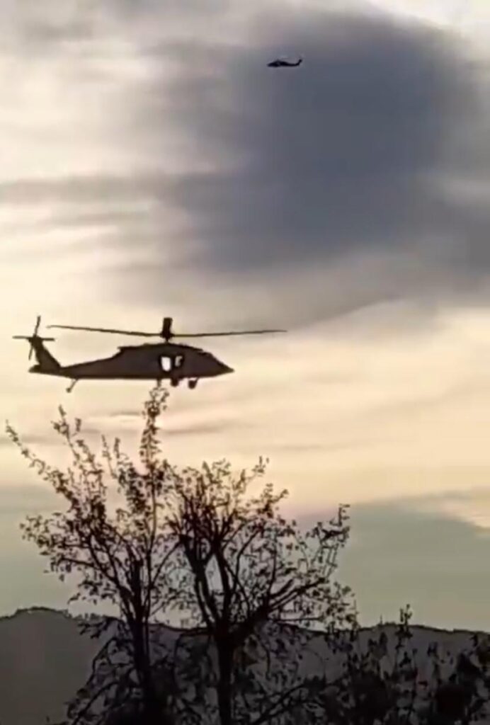 Operativo por aire y tierra de la Marina en Tamazula