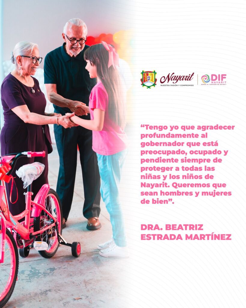 En cada apoyo y programa, el Gobierno del Estado y el Corazón de Nayarit reafirman el compromiso con una niñez segura, sana y feliz.