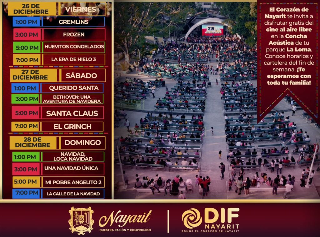 ¡Cine al aire libre en La Loma!