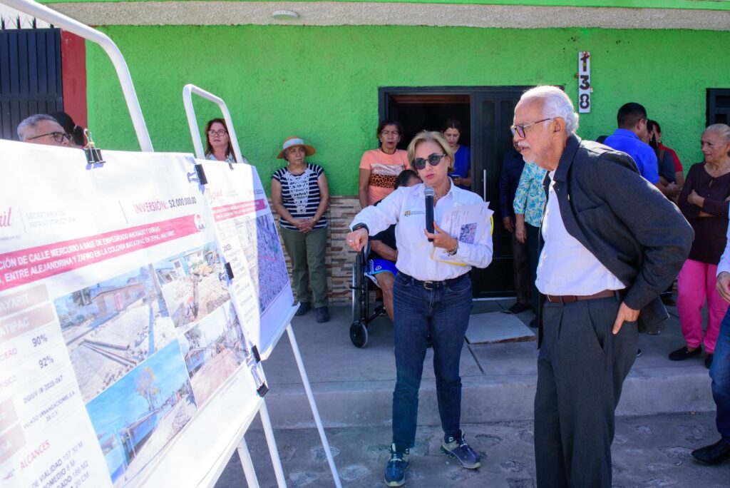 Gobierno de Nayarit mejora la movilidad y el drenaje en la colonia Matatipac, en Tepic