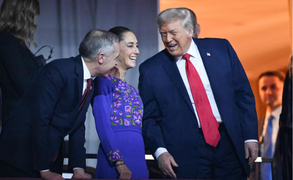 Sheinbaum, Trump y Carney celebran su primera reunión trilateral tras sorteo del Mundial 2026