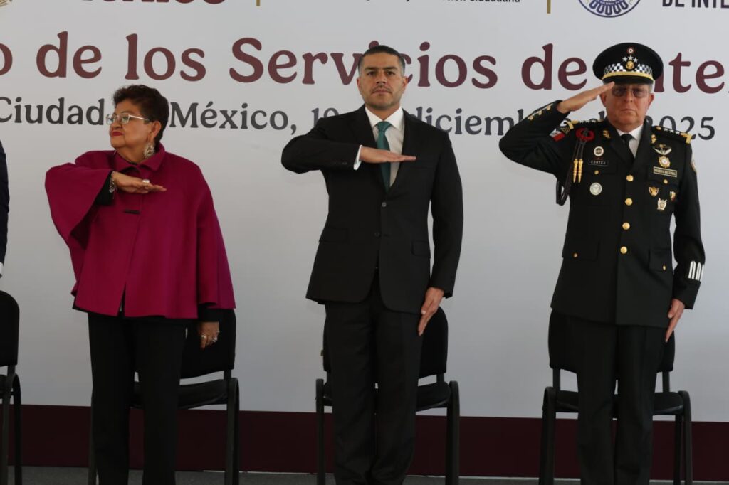 Harfuch reconoce 107 años de los servicios de inteligencia civil en México