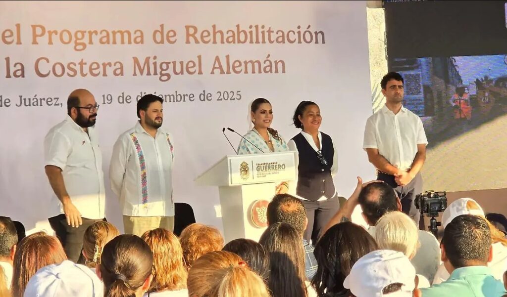 Sheinbaum inaugura rehabilitación urbana de la Costera Miguel Alemán de Acapulco, Guerrero