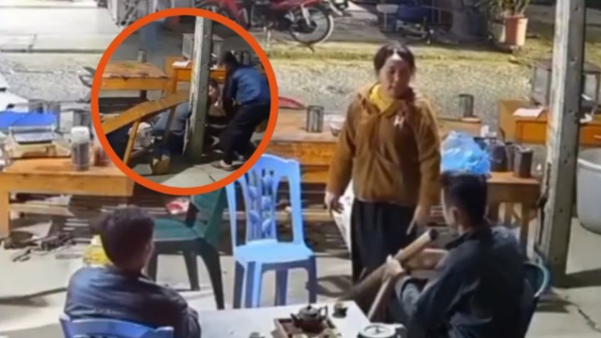 Hombre golpea con un tubo a su esposa y ella lo mata de una puñalada