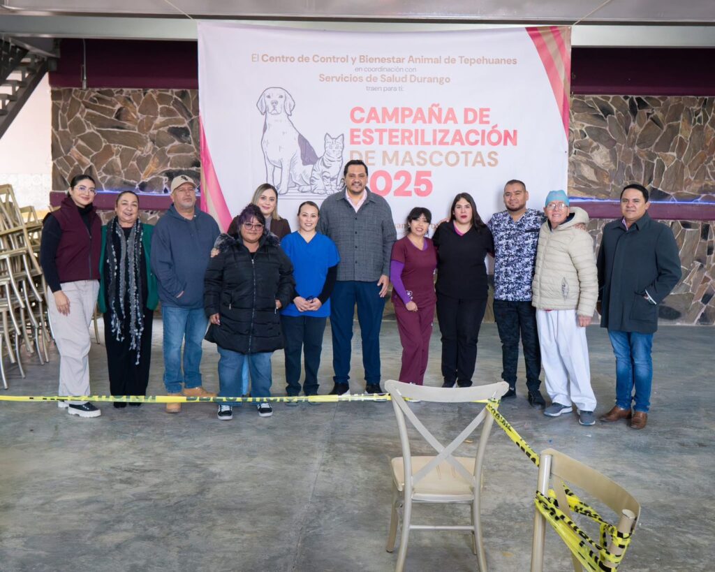 Tepehuanes avanza en bienestar animal con exitosa campaña de esterilización gratuita