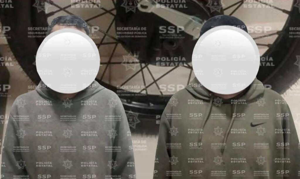 Frío, fogata y detienen a dos hermanos por robo de autopartes en Santiago Papasquiaro