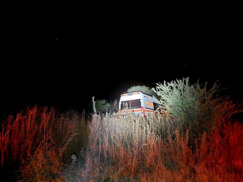 Siempre el compromiso aún en riesgo de la vida: Accidente en traslado