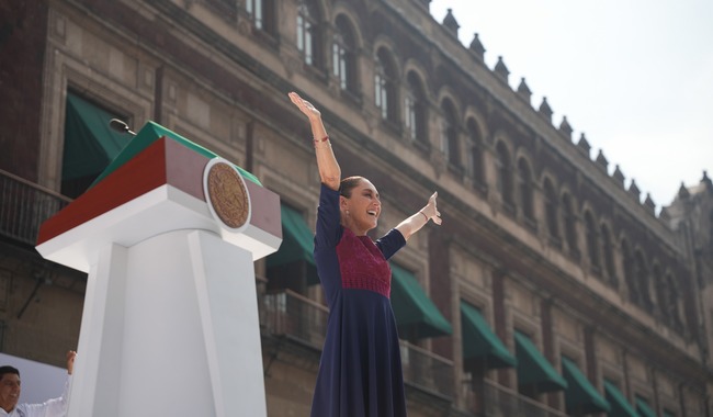 Sheinbaum celebra 7 años de la 4T en Zócalo y reafirma la continuidad su gobierno