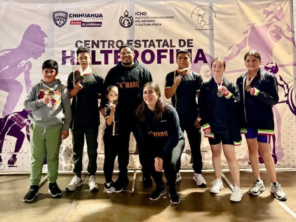 Guachochi Brilla con 6 Medallas de Oro en Halterofilia