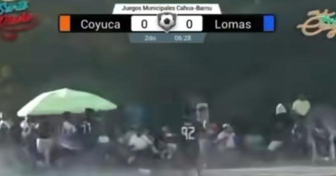Homicidio durante partido de fútbol en Guerrero