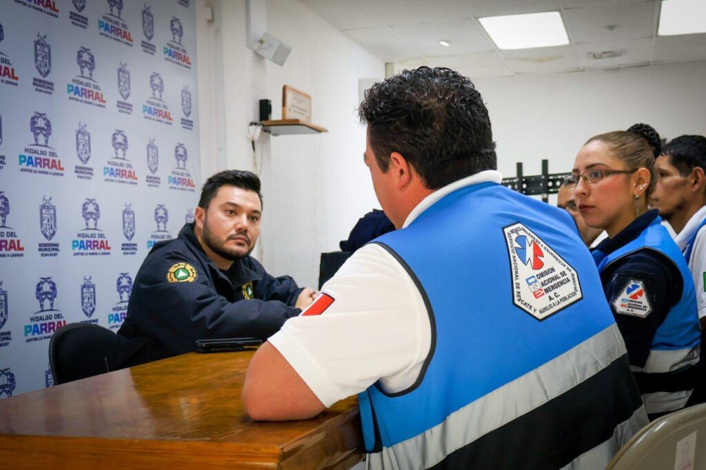 Protección Civil y Comisión Nacional de Emergencias fortalecen coordinación operativa en Parral