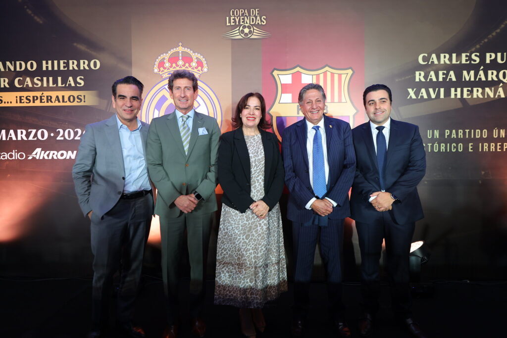 Leyendas del Real Madrid y Barcelona llegarán a Jalisco rumbo al Mundial 2026