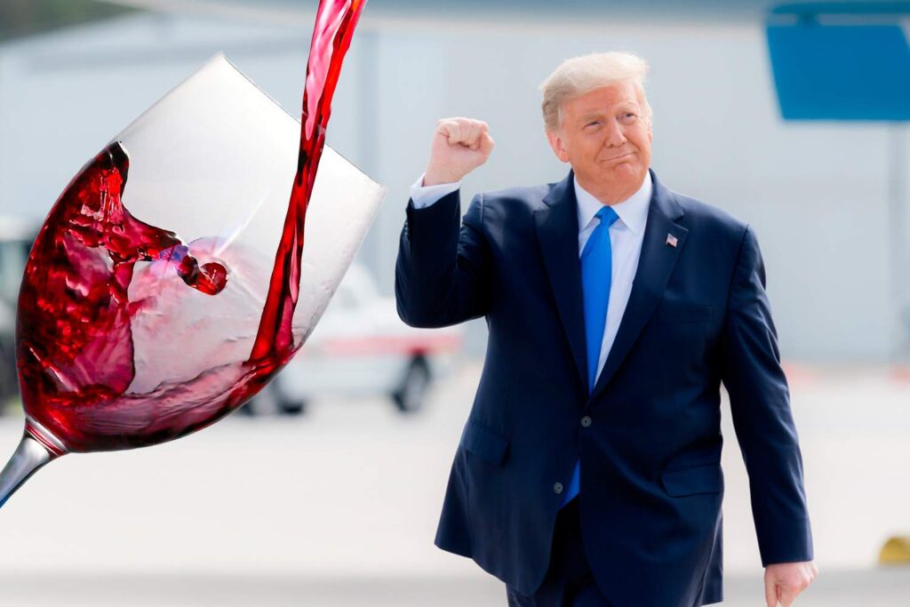 Trump amenaza con aranceles del 200% a vinos franceses si Macron no se suma a Junta de Paz para Gaza