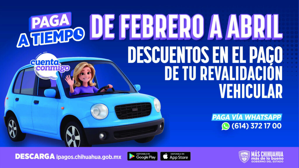 Presenta Secretaría de Hacienda descuentos en Revalidación Vehicular 2026