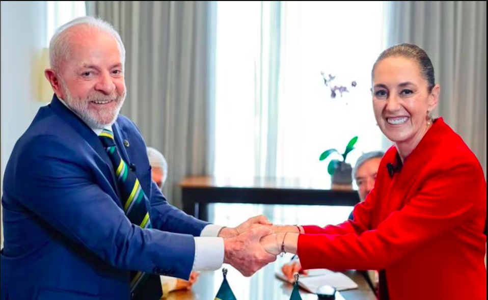 Lula da Silva habla con Sheinbaum y extiende invitación a visitar Brasil