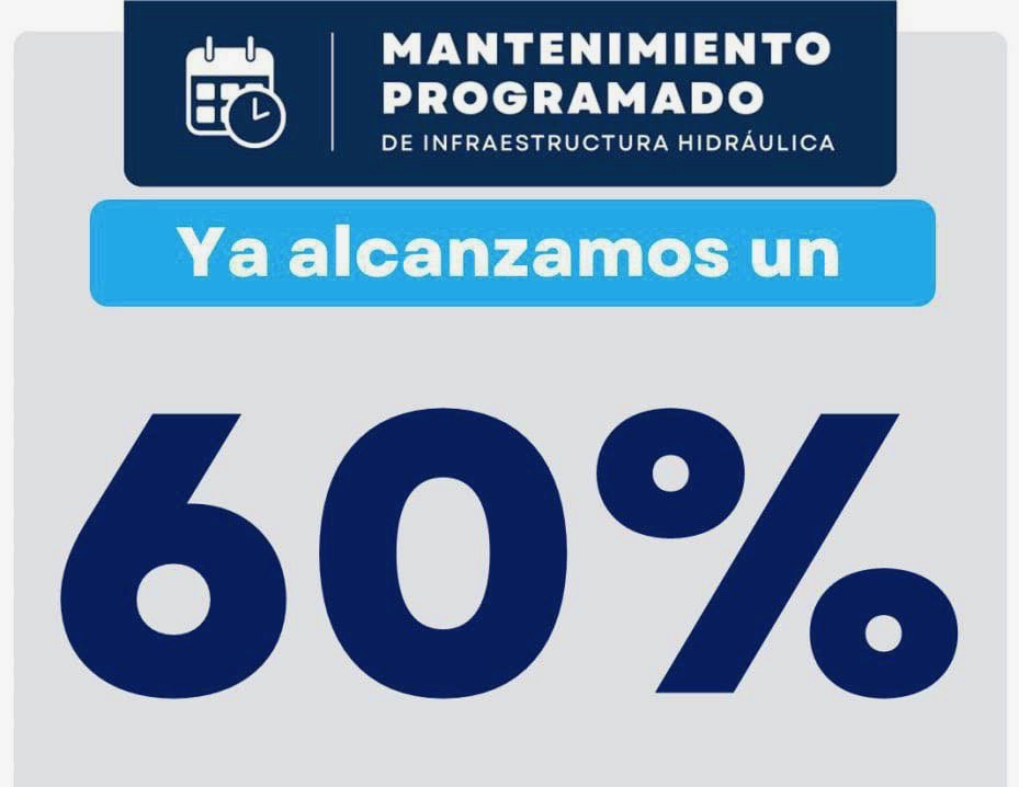 El SIAPA reporta un 60% de avance en el restablecimiento del servicio