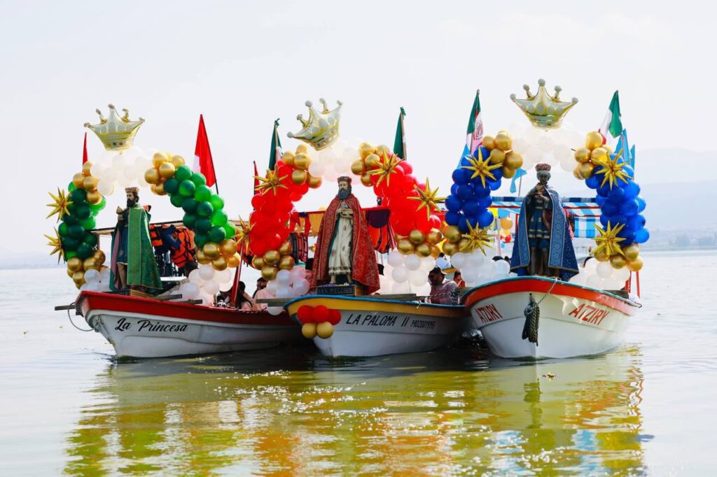 Saldo blanco en los festejos por los Santos Reyes en Cajititlán