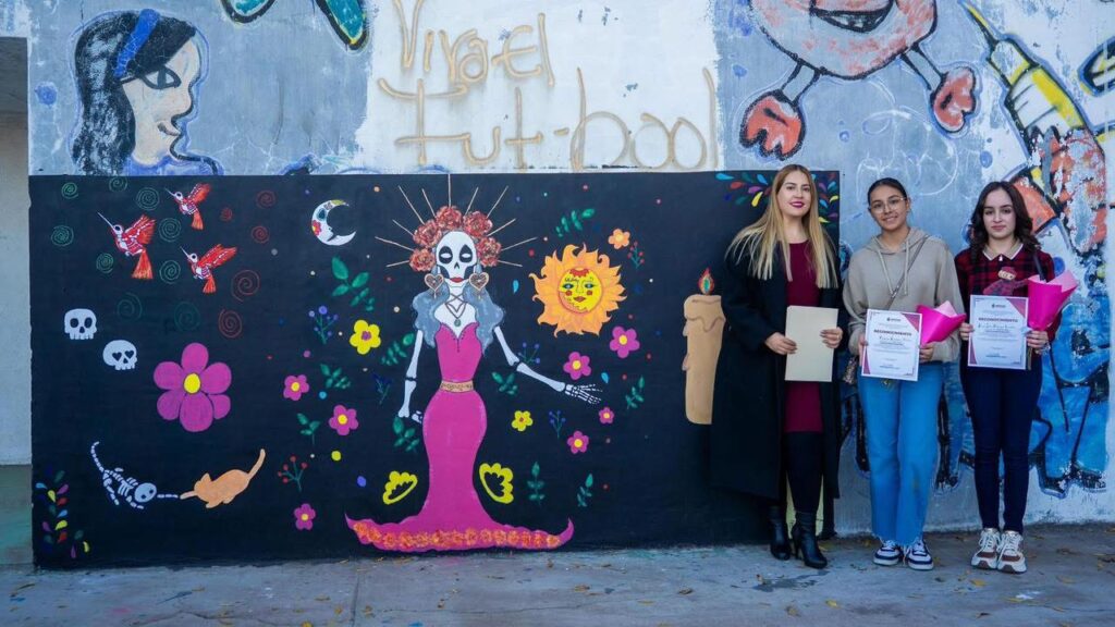 Talento y creatividad juvenil en Concurso de Murales en Santiago Papasquiaro