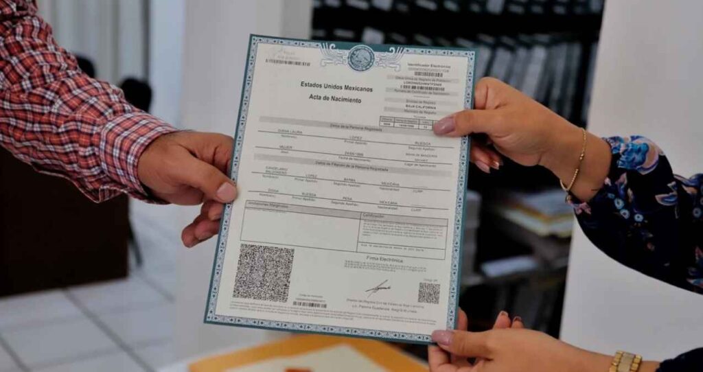 Este es el requisito para la digitalización del acta de nacimiento en México