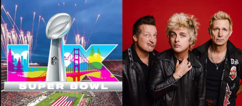Green Day abrirá el Super Bowl 2026