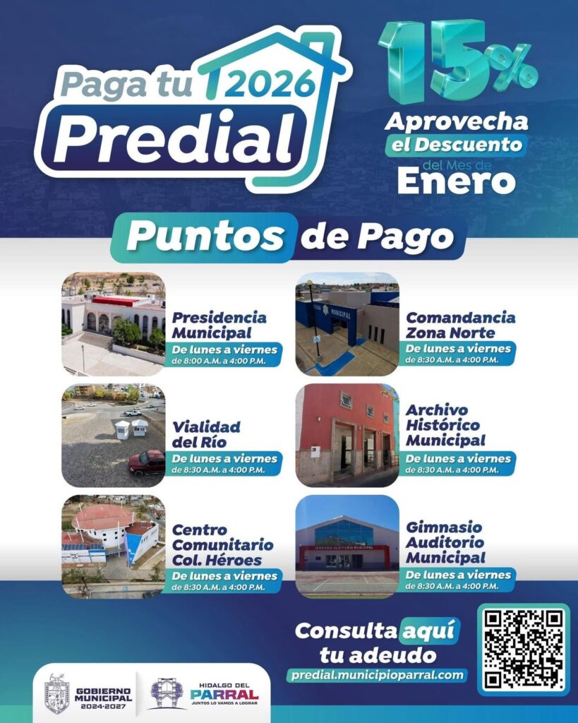 Aprovecha los últimos días del 15% de descuento en el Predial
